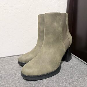 Kelly & Katie Olive Green Ankle Boots